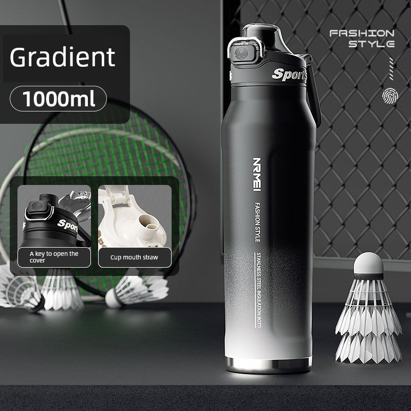 Japanese Style New Vacuum Cup Large Capacity Cold Cup SUS316 Stainless Steel Outdoor Sports  Water Cup Portable Student