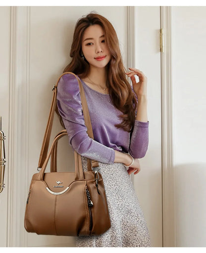 Luxury Handbags Women Bags designer Soft Leather Crossbody Bags For Women 2024 High Quality Shoulder Tote Handbags Sac A Main