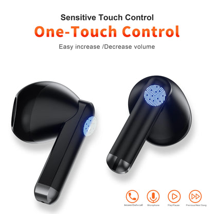 Bluetooth Wireless Headphones,QERE E28,NEW TWS 5.3,HD Microphone,HIFI Earphones,13m Driver,60ms Low Latency,4 Mics+ENC Call