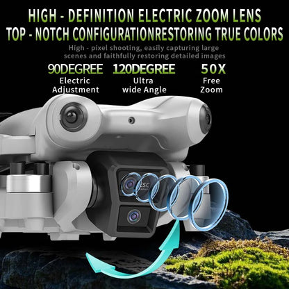 Xiaomi S101 Drone 8K HD Professinal Dual Camera 5G WiFi 120° Wide-angle ESC UAV With screen Obstacle Avoidance Quadcopter 20000M