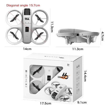 V66 Mini Remote Control Positioning Aerial Photography FPV Drone Wide Angle HD Camera Obstacle Avoidance Helicopter Machine Toy
