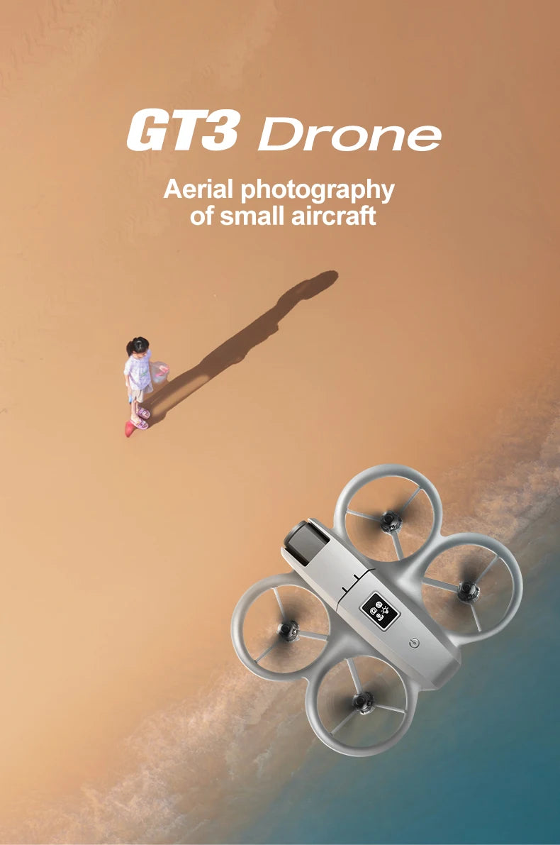 GT3 Drones Mini 8K HD Dual Camera Intelligent Obstacle Avoidances Aerial Photography Flyer Optical Flow Positioning Beginner UAV