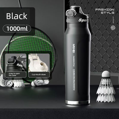 Japanese Style New Vacuum Cup Large Capacity Cold Cup SUS316 Stainless Steel Outdoor Sports  Water Cup Portable Student