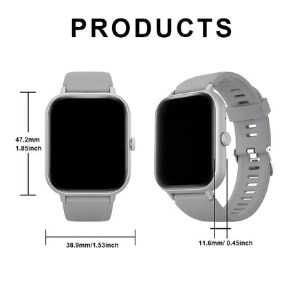 Smart watch, Wireless calling /dial, multi -Sport mode,Suitable for men and women, sports watches, for iPhone/Andriod