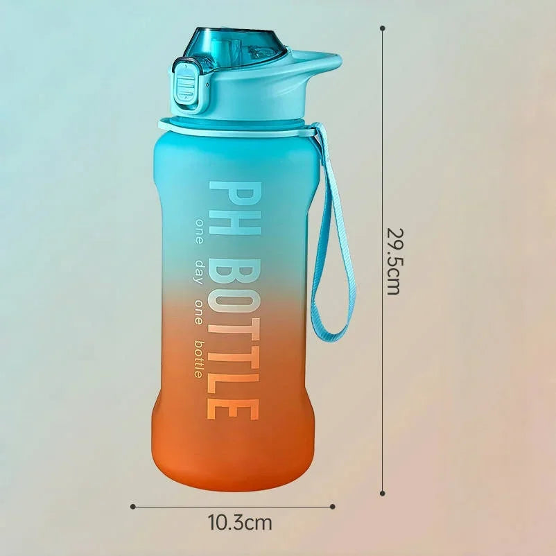 2.2L High-capacity Sport Water Bottle Portable Outdoor Travel Leakproof Drinking Bottle High Temperature Resistance Drink Bottle