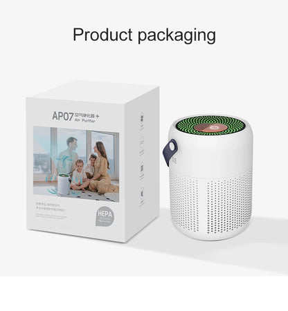 AP07 Air Purifier USB Negative Ions Generator Remover Formaldehyde for Home Portable Air Cleaner Perfume for Desktop Office