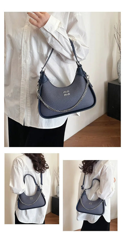2025 EarlySpring New Simple and Casual Fashion Women's Armpit Handbag High-end and Trendy ShoulderBag for Style-conscious Ladies