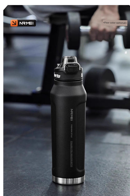 Japanese Style New Vacuum Cup Large Capacity Cold Cup SUS316 Stainless Steel Outdoor Sports  Water Cup Portable Student