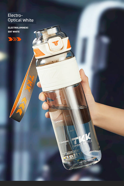 Sports Water Cup for Boys and Girls, Large Capacity, Summer Simple Design for Students, High Temperature Resistant Tritan Water Kettle