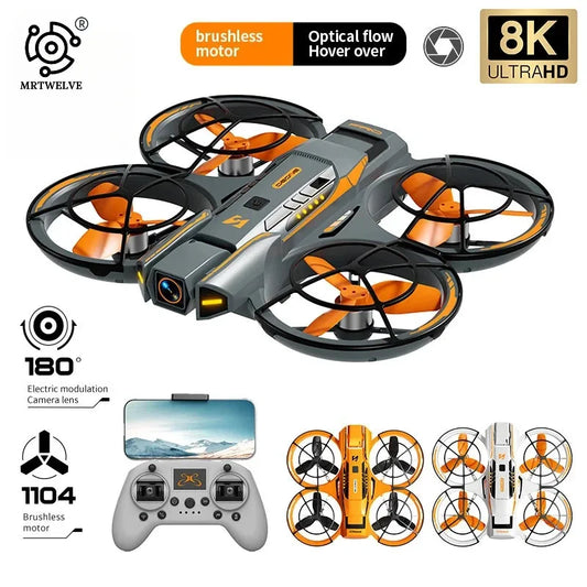 Professional Drone FPV 8K HD Dual Camera A21 PRO  Brushless Motor Obstacle Avoidance Optical Flow Hovering Stabilization UFO Quad