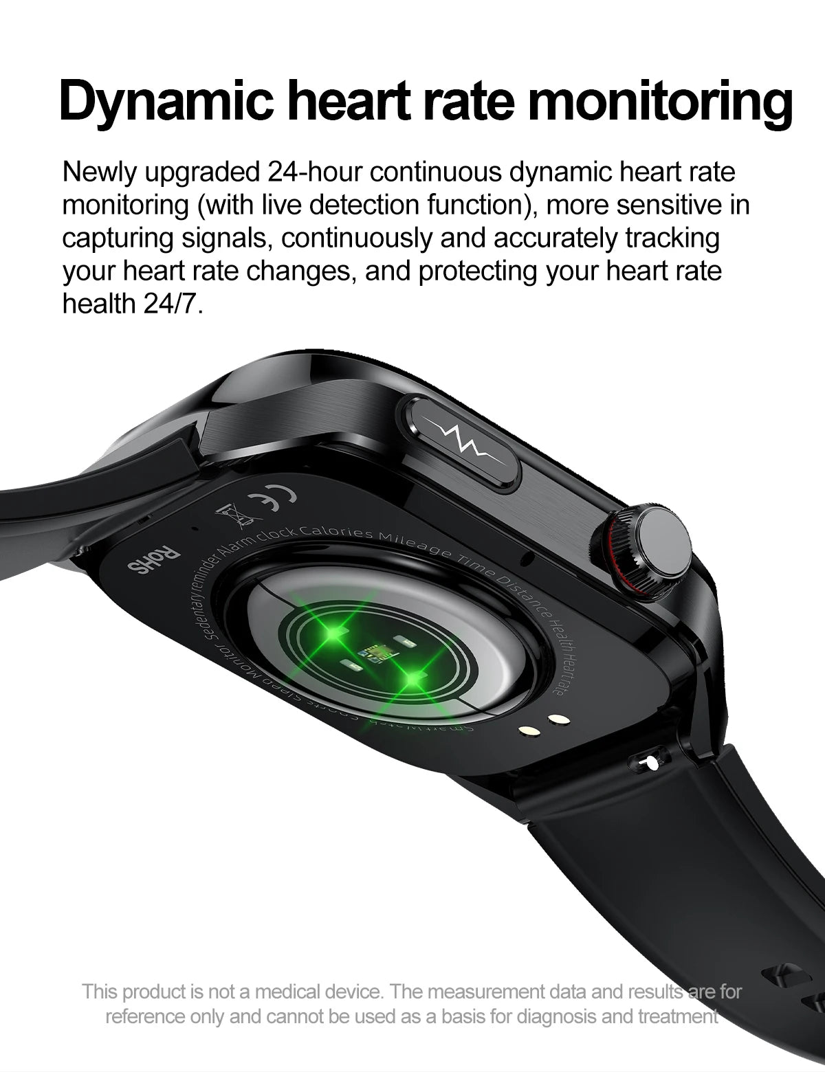 2025 New Three Highs Blood Pressure Smartwatch ECG Uric Acid Heart Rate Clock Body Analysis Health Monitoring Watches