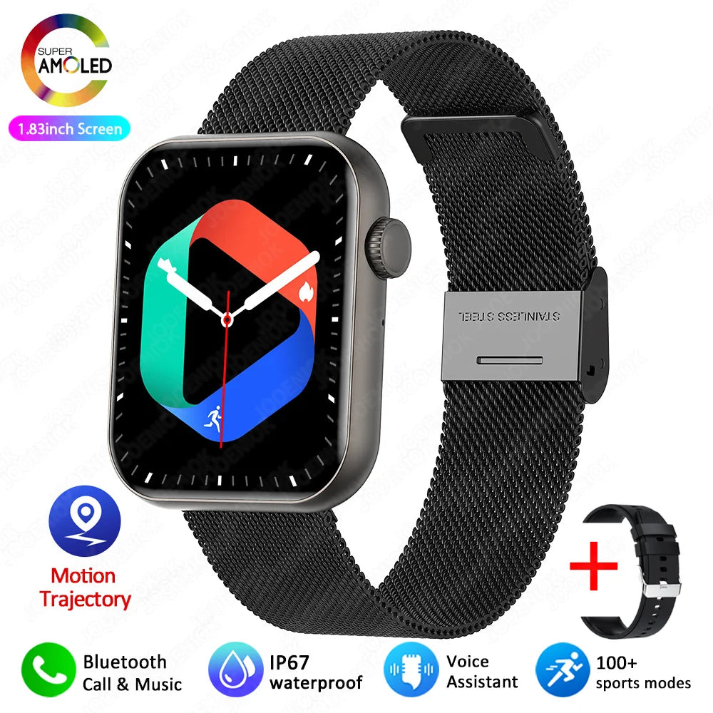 2025 New For XIAOMI Smart Watch Full Touch Screen Bluetooth Call Heart Rate Waterproof Watches Sports Bracelet Smartwatch Women