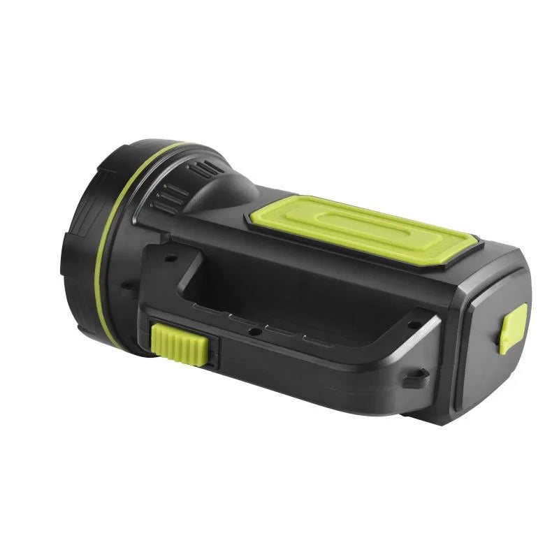 LED Strong Searchlight Flashlight Portable Hand Lamp Rechargeable 2 Lighting Modes Emergency Hiking Camping Energy Saving Torch