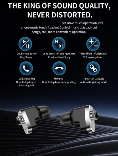 2024 TWS 2-in-1 Bluetooth Earphones  Smart Watch Bluetooth Call GPS Motion Trajectory HIFI 9D Sound Quality  Smartwatch