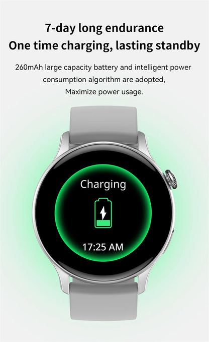 2024 True AMOLED Smart Watch Ladies Screen always Show Time 466*466 HD Health Tracker Voice Calling Smartwatch Women For Xiaomi