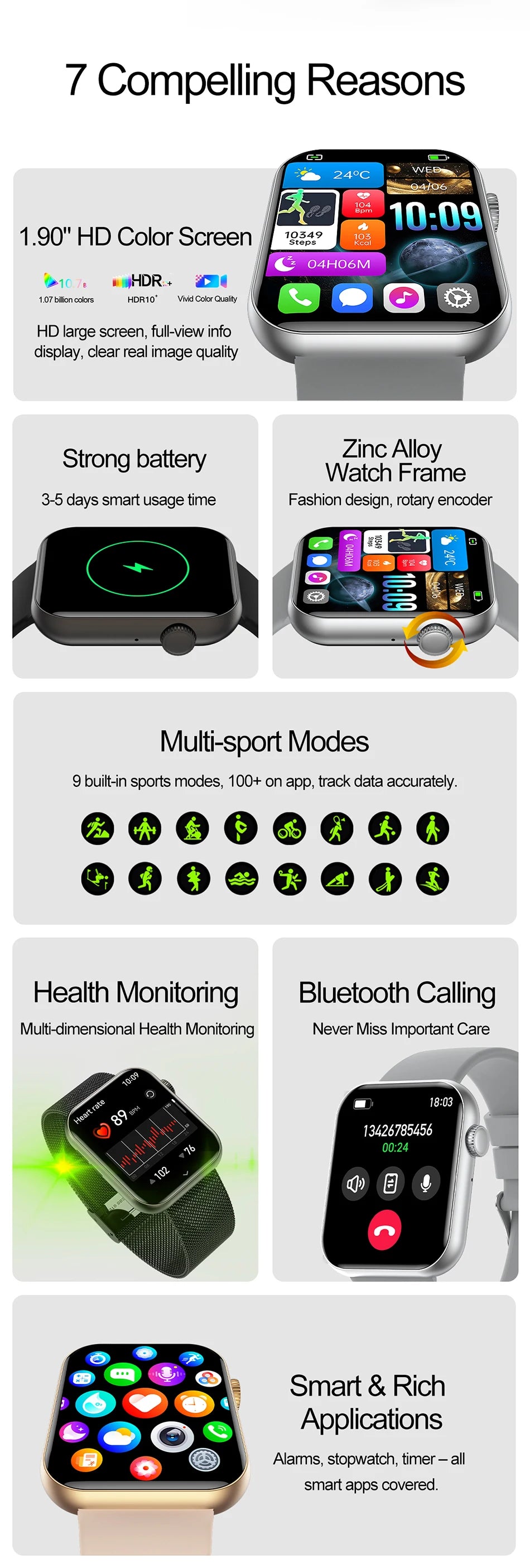 2025 New For XIAOMI Smart Watch Full Touch Screen Bluetooth Call Heart Rate Waterproof Watches Sports Bracelet Smartwatch Women