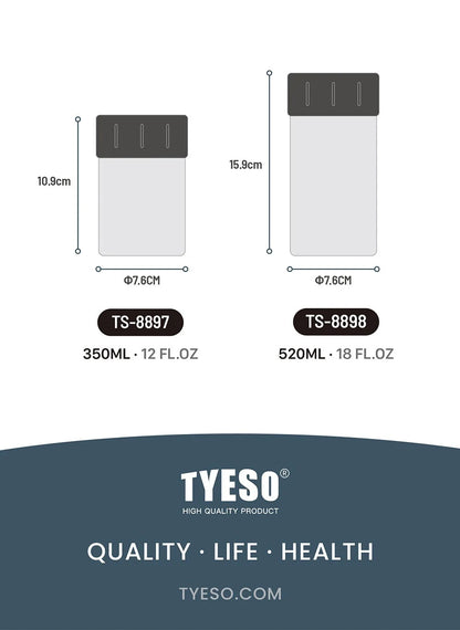 TYESO 12/18oz Stainless Steel Insulated Beer Bottle & Can Cooler Coke beer mug Keep Warm/Cold Double Wall Beverage Cooler Cup