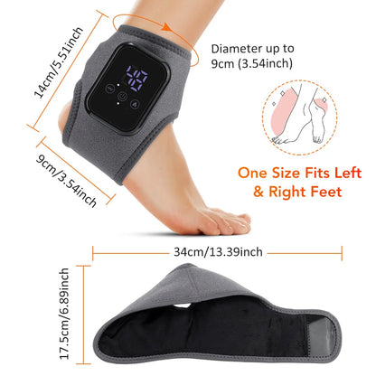 ChiJiaoDr Electric Heating Ankle Care Home Massager Foot Therapy Hot Compress Pain Relief Rehabilitation Protective Equipment
