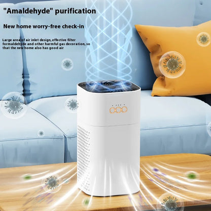 Xiaomi Youpin Air Purifier HEPA Filter Negative Ion Remove Second-hand Smoke PM2.5 for Allergies Smokers Air Cleaner Bedroom