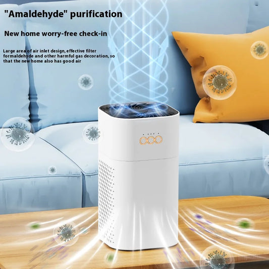 Xiaomi Youpin Air Purifier HEPA Filter Negative Ion Remove Second-hand Smoke PM2.5 for Allergies Smokers Air Cleaner Bedroom