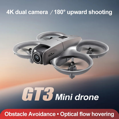GT3 Drones Mini 8K HD Dual Camera Intelligent Obstacle Avoidances Aerial Photography Flyer Optical Flow Positioning Beginner UAV