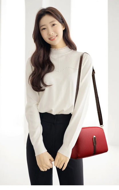 100% Genuine Leather Shoulder bag Women Handbag Designer Cowhide Flap Bag Luxury Women's Messenger Bags Crossbody Bags For Women