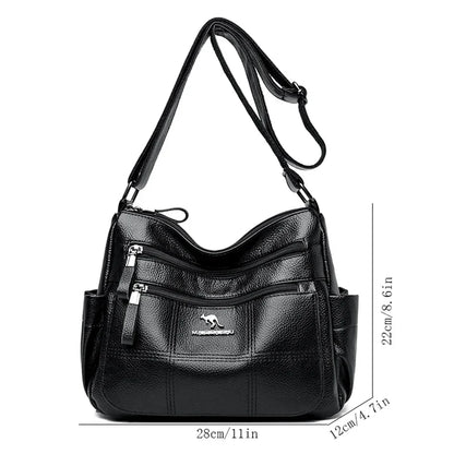 Genuine Brand PU Leather Sac Luxury Handbags Women Bags Designer Shoulder Crossbody Hand Bags for Women Purses and Handbags