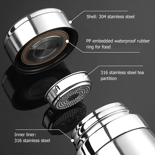 1000ml Thermal Water Bottle Thermos Vacuum Flask Double Stainless