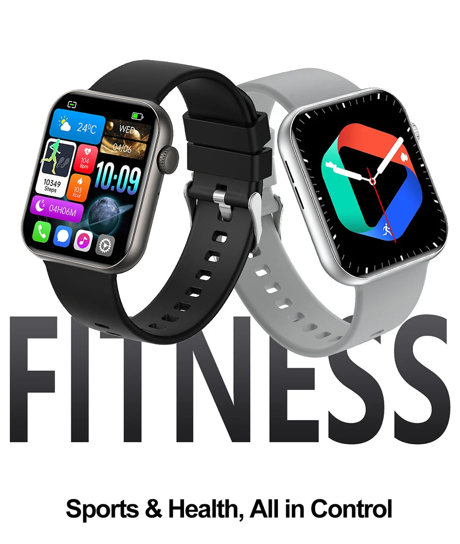 2025 New For XIAOMI Smart Watch Full Touch Screen Bluetooth Call Heart Rate Waterproof Watches Sports Bracelet Smartwatch Women