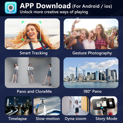 Q18 Desktop Following the shooting Mode Gimbal Stabilizer Selfie Stick Tripod with Fill Light for Smartphone
