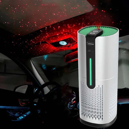 Small Ionic Smoke Absorber Plasma Negative Anion Generator Vehicle Purification Purifier Ionizer Mini Car  Air Cleaner
