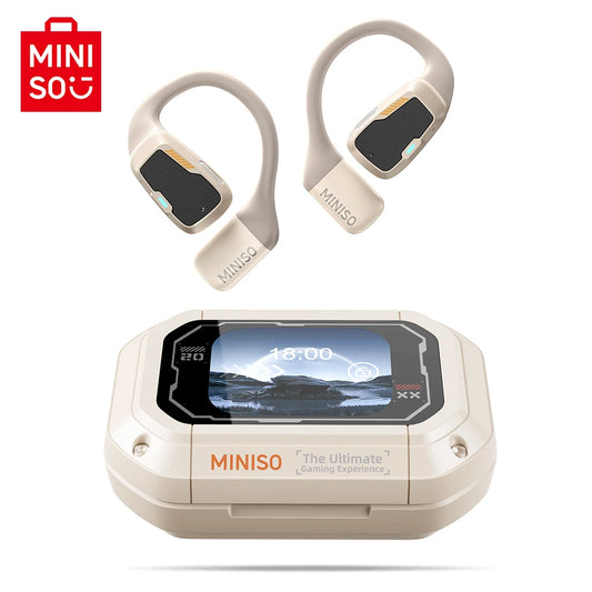 MINISO M98 True Wireless Open Ear Earbuds Bluetooth 5.4ears,13mm Dynamic Driver OWS Ears heads Gaming Headset Super Long Endure