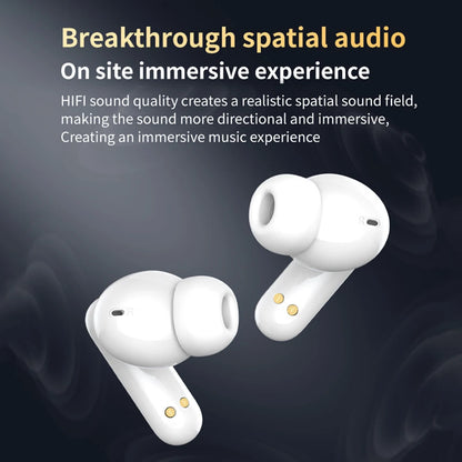 LX-60 Full Touch Screen Headphones ANC Bluetooth 5.4 Noise Cancelling Earphones HiFi Stereo Wireless In-Ear ENC Earbuds With Mic