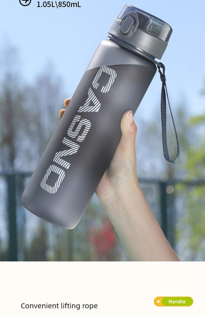 Qifan Sports Cup 2025 New Arrival Men's Summer Portable Anti-Fall Cup Large Capacity High Temperature Resistant Student Plastic Water Kettle