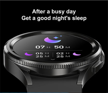 2025 New Watch 6 Classic Smartwatch Men GPS Sports Amoled Screen Heart Rate Waterproof Bluetooth Call Music Smart Watch Women