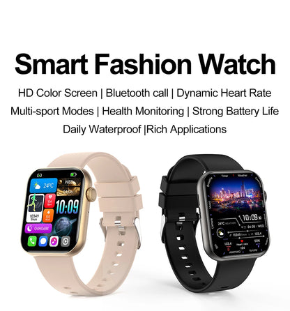 2025 New For XIAOMI Smart Watch Full Touch Screen Bluetooth Call Heart Rate Waterproof Watches Sports Bracelet Smartwatch Women