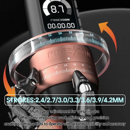 Tattoo Kit POSEIDON New Adjustable Tattoo Pen Kit For Permanent Makeup Tattoo Machine Kit Hot Sale Wireless Tattoo Gun Kit