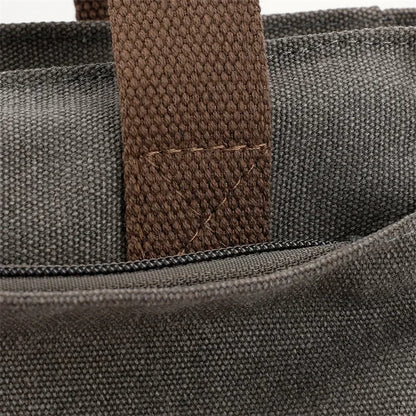 2025 NEW Top-Handle Bag For Women Shoulder CrossBody Bag Vintage Canvas Ladies Tote Messenger Bag Small Female Travel Handbag