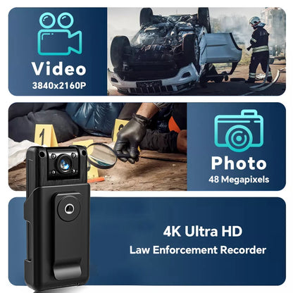 Ultra HD 4K Mini Camera WiFi Portable Small Digital Video Recorder Police BodyCam Infrared Night Vision Miniature Camcorder L10