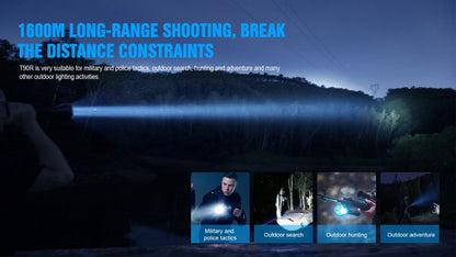 Ultra Tactical LED Flashlight LMNS SBT-90 4800LM High Power Rechargeable Military Torch Light  for Hunting Self-Defense Camping