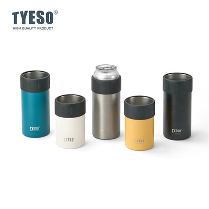 TYESO 12/18oz Stainless Steel Insulated Beer Bottle & Can Cooler Coke beer mug Keep Warm/Cold Double Wall Beverage Cooler Cup