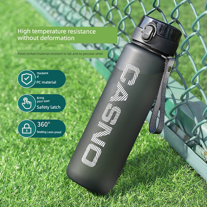 Qifan Sports Cup 2025 New Arrival Men's Summer Portable Anti-Fall Cup Large Capacity High Temperature Resistant Student Plastic Water Kettle