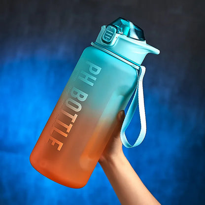 2.2L High-capacity Sport Water Bottle Portable Outdoor Travel Leakproof Drinking Bottle High Temperature Resistance Drink Bottle