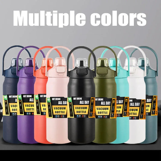 1500ML Stainless Steel Thermo Bottle Portable Thermos Large Capacity