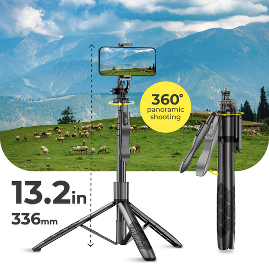 Phone tripod 62 inch selfie stick