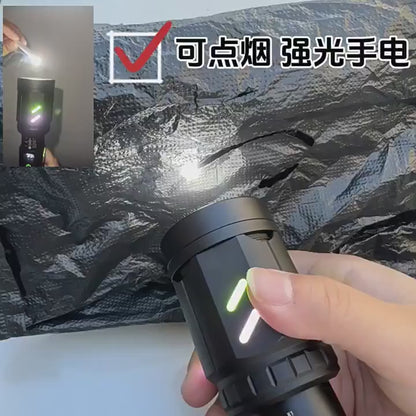 2025 Ultra Powerful Windproof Fire Starting Flashlight Rechargeable High Power Torch Focused Light Source Can Light A Flame Lantern