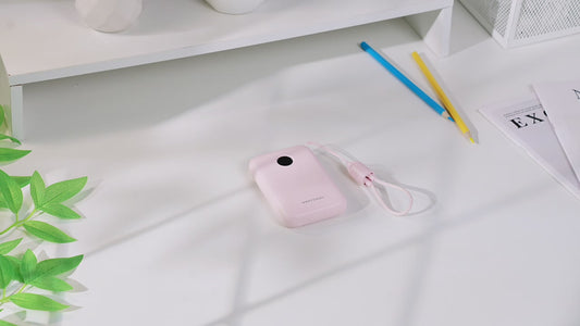 Vention Power Bank 10000mAh 22.5W PD Power Charging with Built-in USB Type-C Cable for iPhone 15/Huawei, Ultra-Portable Charger