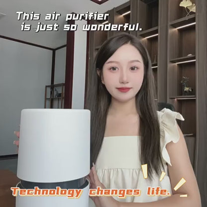 Desktop Air Purifier With HEPA Filter Portable Air Cleaner Odor Remover Air Freshener for Bedroom Office Mini Air Purifier PM2.5