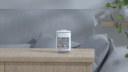 Mini Air Conditioner Air Cooler Fan Water Cooling Fan Air Conditioning Night Light Mobile Portable Air Conditioner Electric Fan
