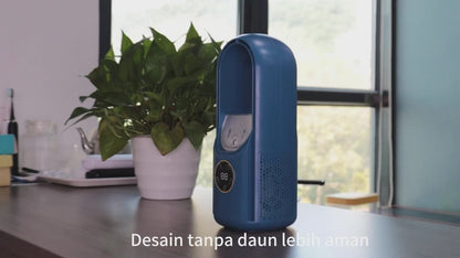 Electric Bladeless Fan USB Air Cooling Fan Mini Air Conditioner Venty Fan Portable Desktop Fanless Blade Cooler